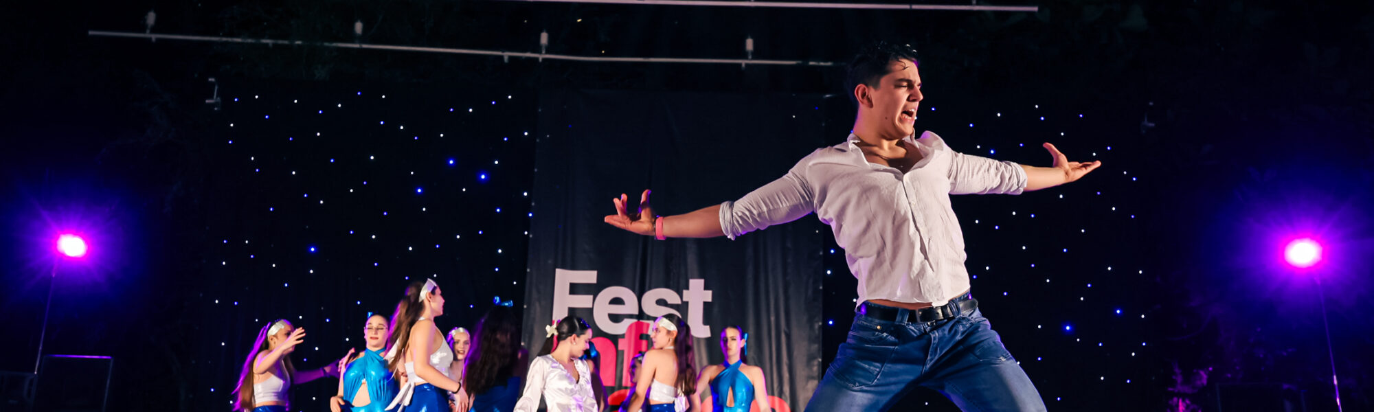 dancers competing on a dance floor